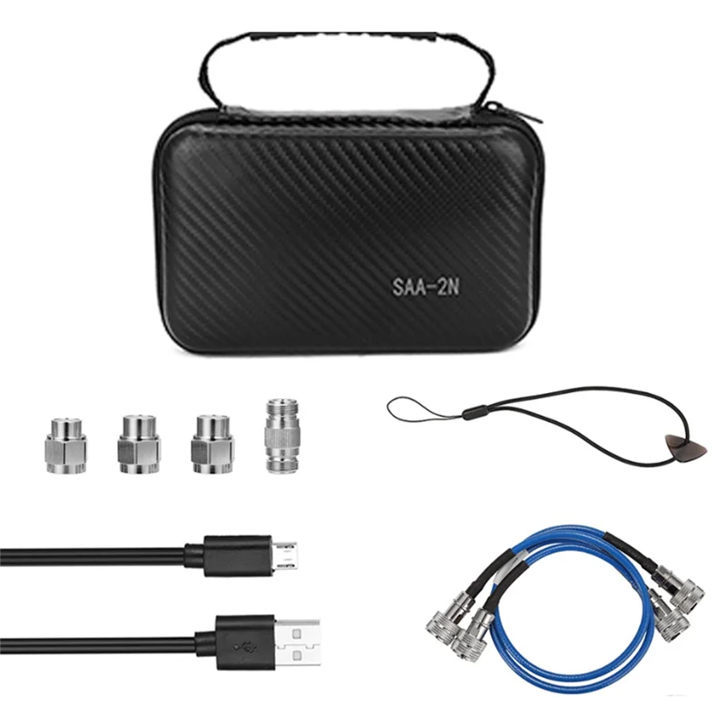 

AT48-3G Vector Network Analyzer, 4.0 Inch Touch Screen SAA-2N Antenna Analyzer Shortwave With Iron Case
