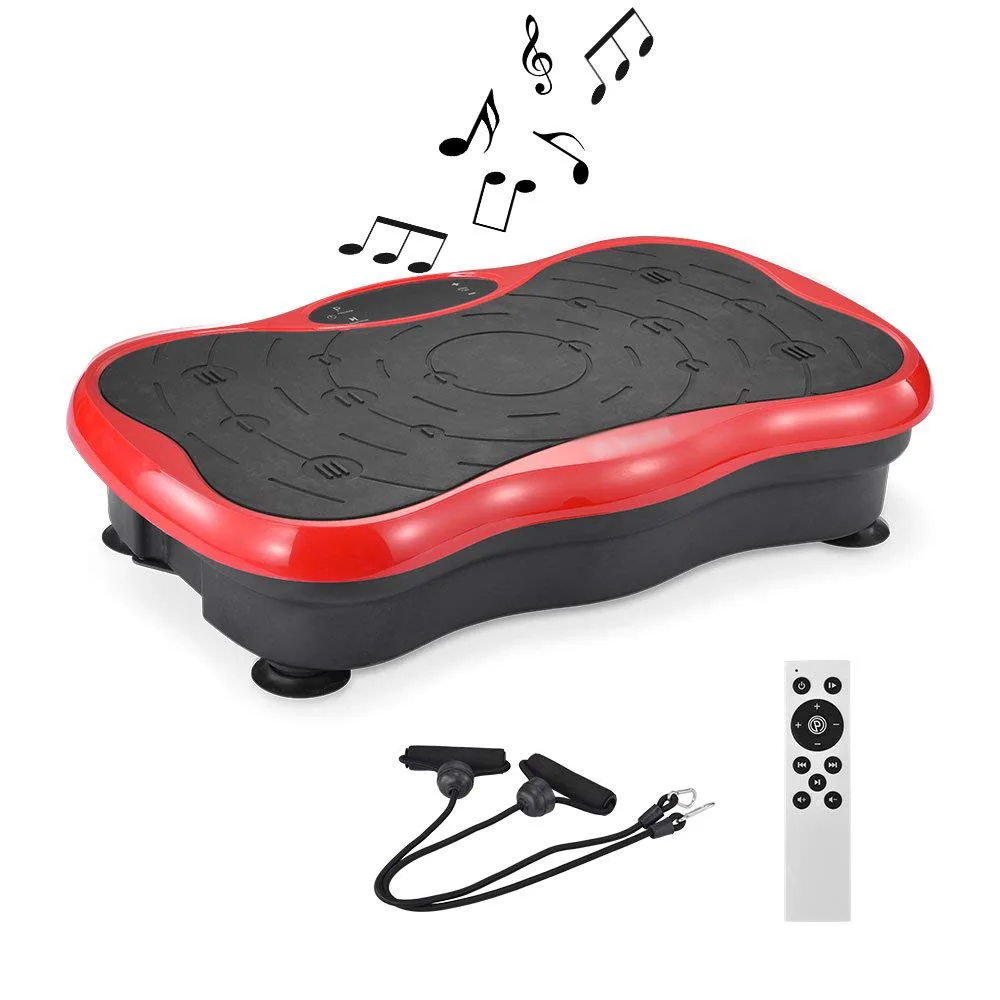 

Home Use Vibration Plate Exercise Machine with Handles Burning Fat Foot Shaker vibration platform Machine for body building