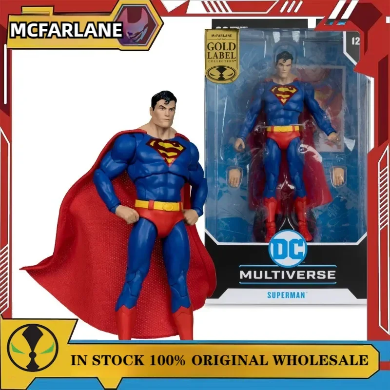 McFarlane Toys SUPERMAN (ACTION COMICS) GOLD LABEL DC MULTIVERSAL UNIVERSE 7-inch Action Figure Collection