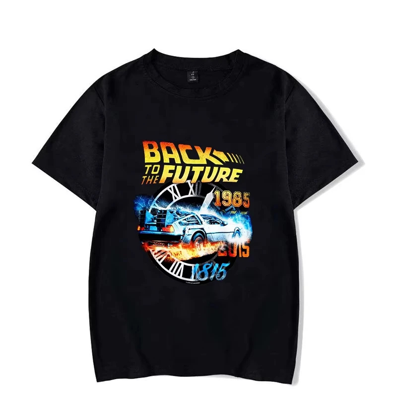 2026 Summer Hot Back To The Future T-Shirt Fashion Y2k Harajuku T Shirt Summer Cool Hip Hop Suitable for Both Men and Women
