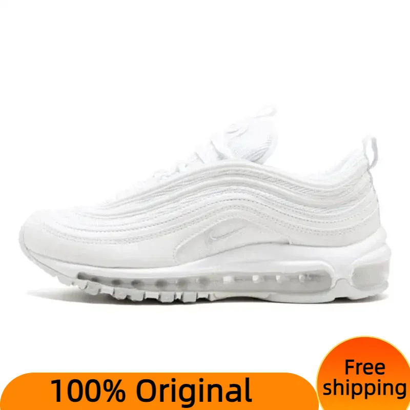  Nike Air Max 97 White Pure Platinum Women's Sneakers shoes 921733-100