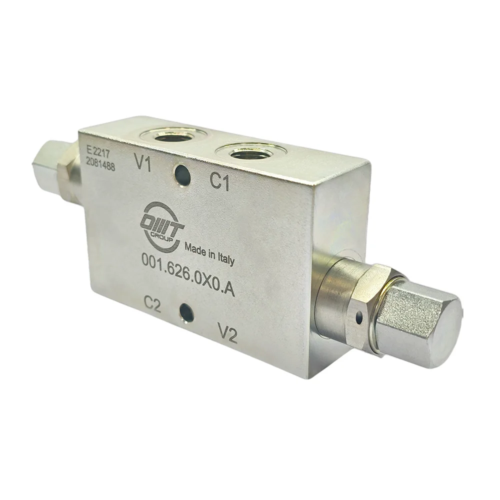 Double Counterbalance Valve With In-Line Body Dual Counterbalance Hydraulic Valves