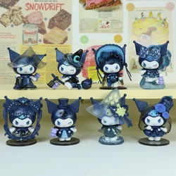 5-8Pcs Set Sanrio Kuromi The Witch‘’s feast Anime Figure Doll Model Accessories Kid's Toys Gift Action Figures Hobbies Gifts