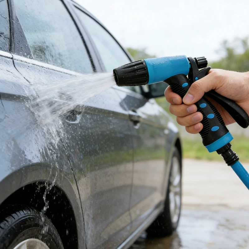 Telescopic Water Pipe with High-pressure Nozzle Car Washing Tool Set Extension Hose Water Hose for Pressure Cleaner