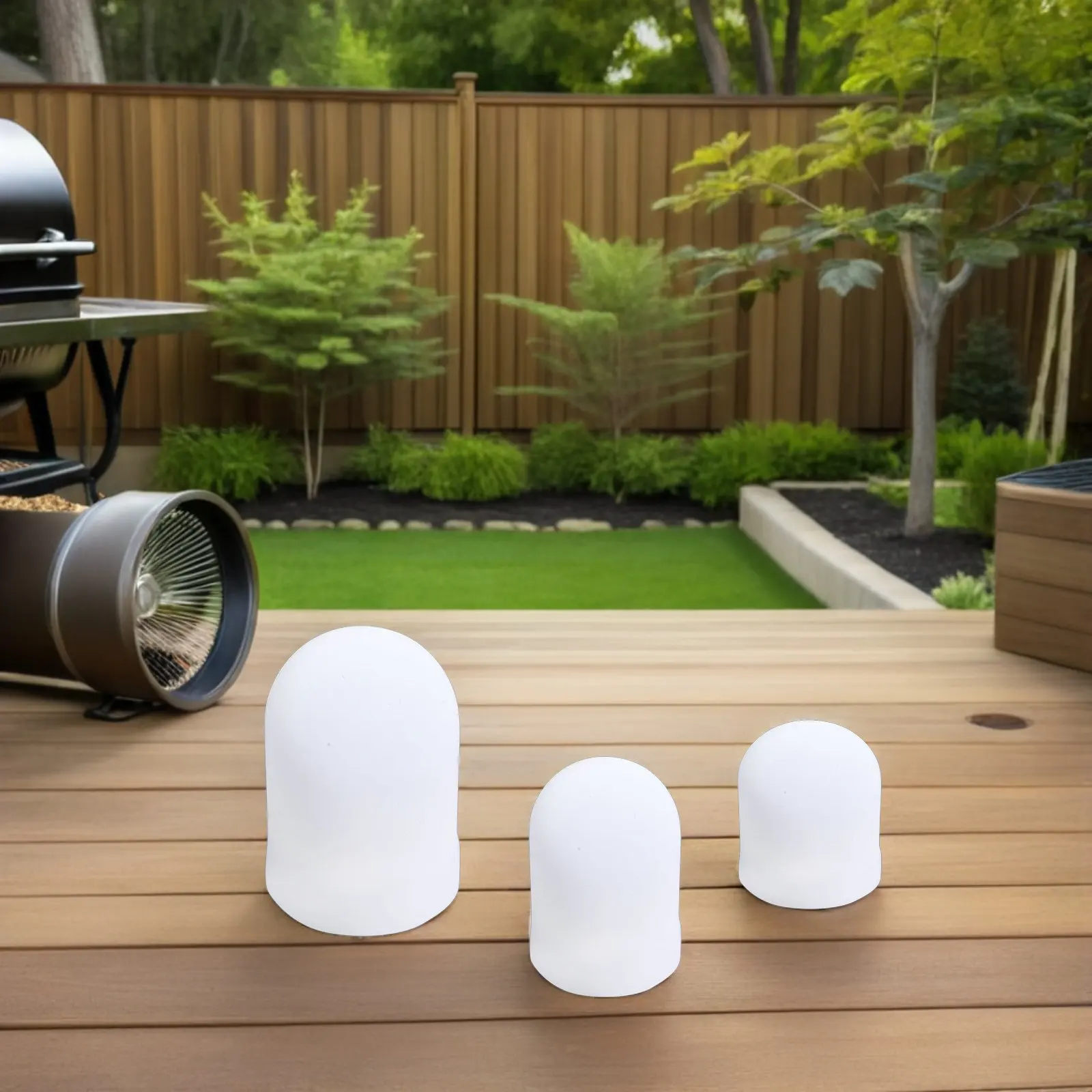 4Pcs Flashlight Dome Diffuser Covers Silicone Caps for 31-35Mm 42-44Mm 51-54Mm 71-75Mm Strong Light Protective Cover Camping