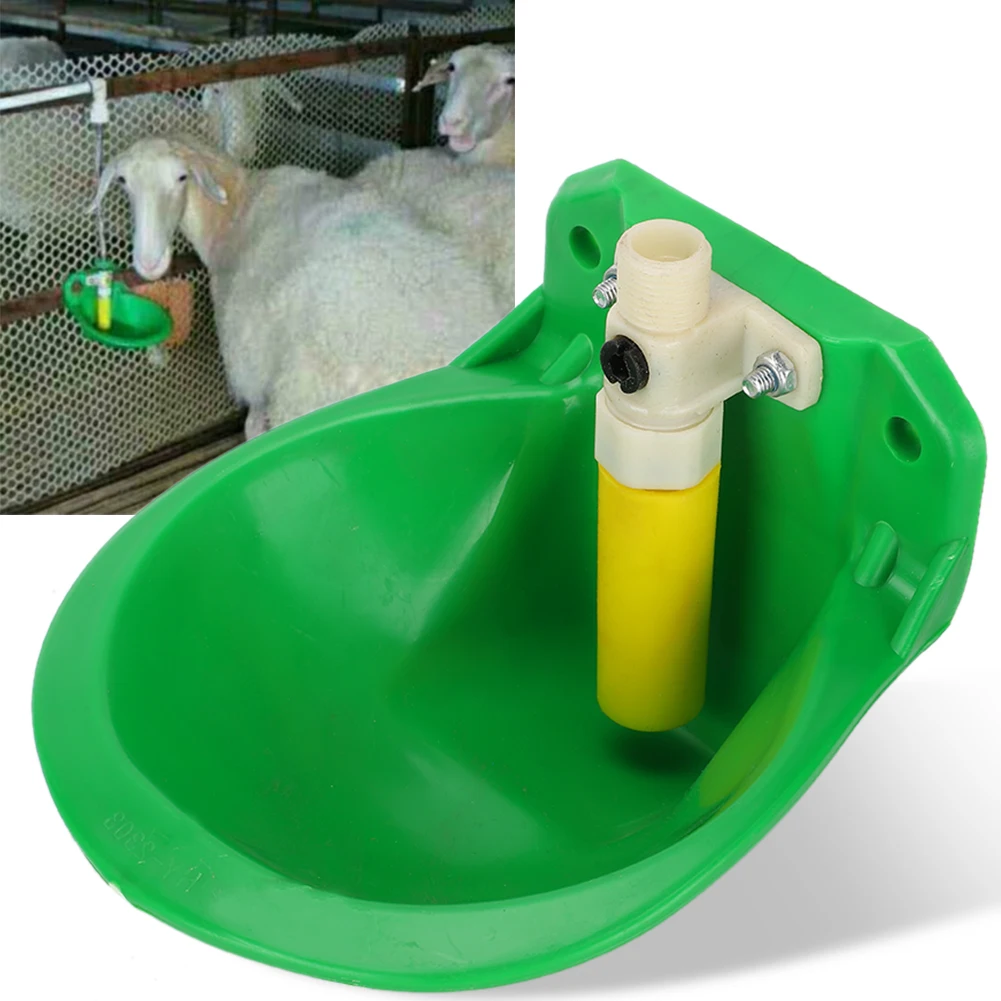 Sheep Water Bowls Touch Valve Plastic Cup Animal Feeders Drinking Equipment For Farm Amniotic Fluid Bowl