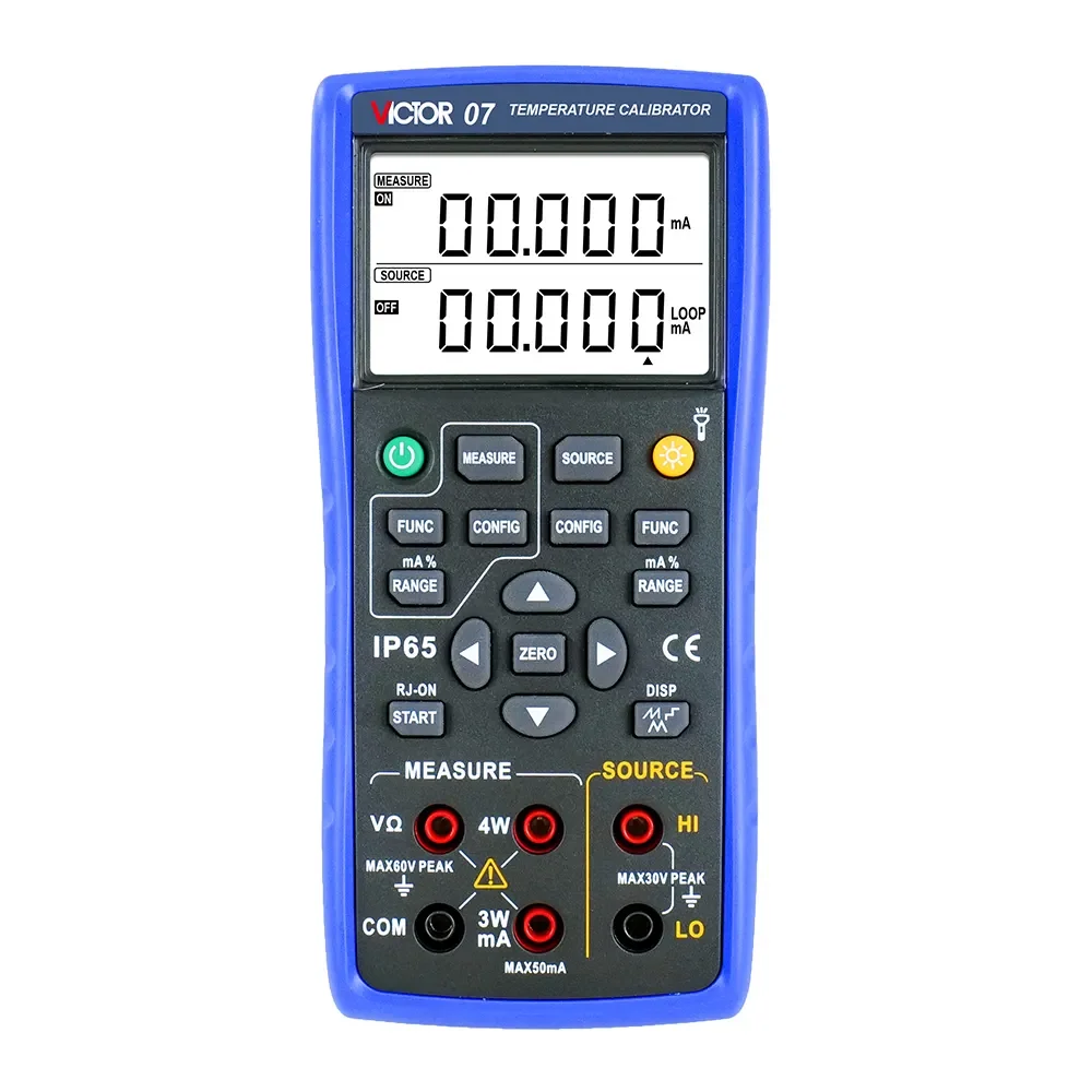 

Loop Power Temperature Calibrator 11 Thermocouple 5 RTD Thermal Resistance Signal Measurement and Output