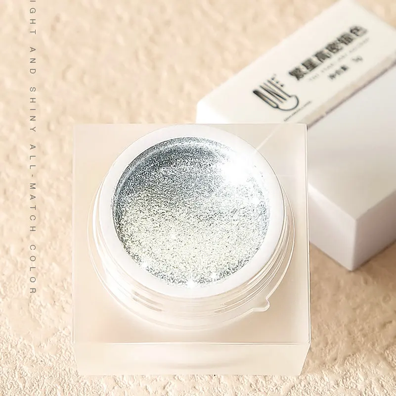 Neue Glitter Gel Polnische Shiny Platin Nagel Gel 5ml Nail art Blinkende Weg Tränken UV Semi Permanent Hybrid Vernis lack Lack – Detail 25