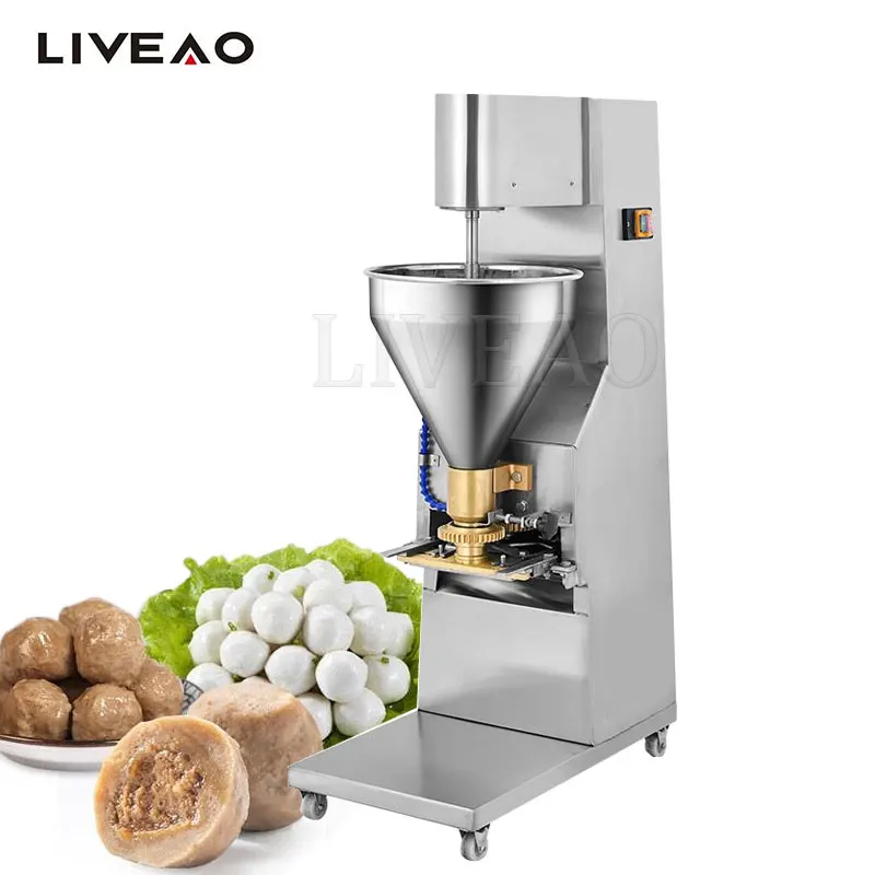 

Small Beef Pork Fish Food Make Electric Meat Ball Meatball Maker Making Processing Forming Machine