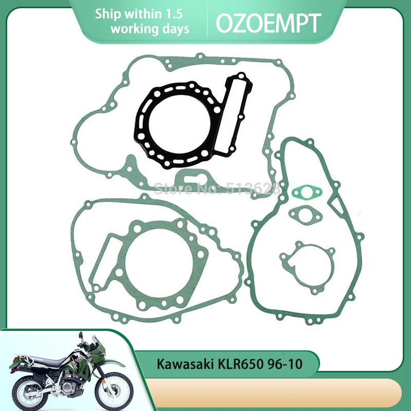 Ремонтная прокладка для цилиндра двигателя OZOEMPT, подходит для Kawasaki KLR650 96-10