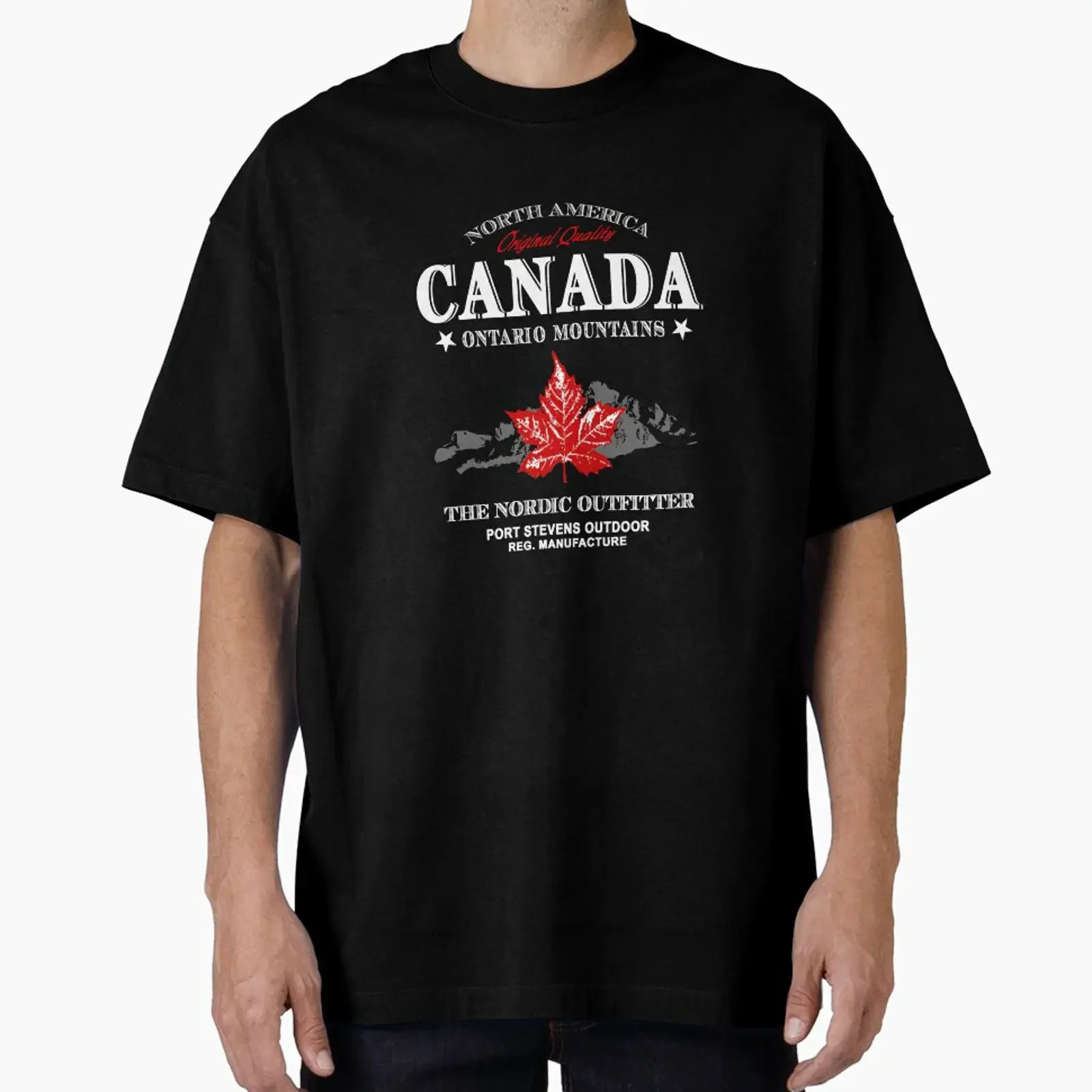 Canada designed and sold by Port Stevens vintage Washed designer clothes Soft Unisex Slightly Stylish Breathable Stretched