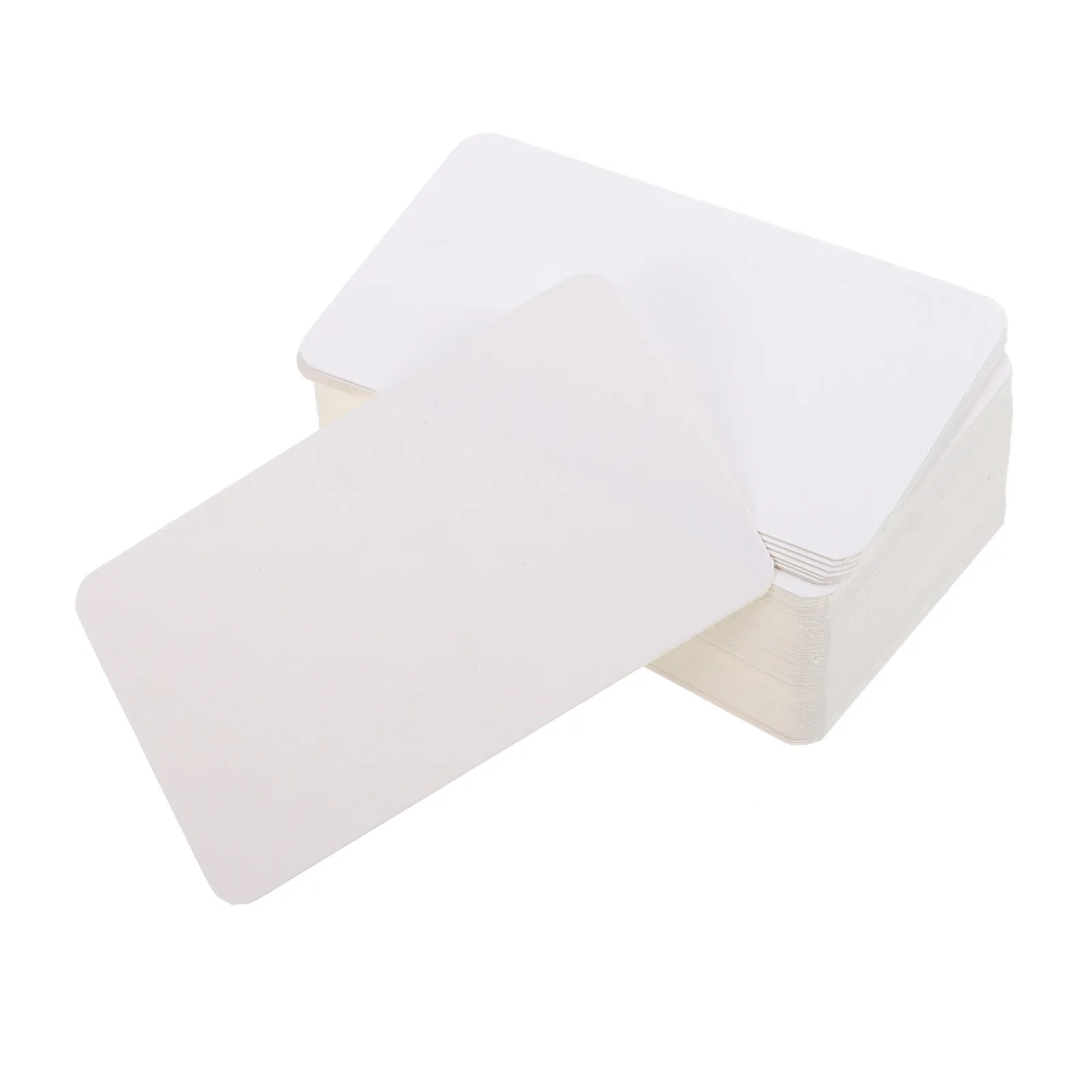 200Pcs Blank Cards DIY Premium Thick Paper Vocabulary Flash Cards Student Study Aid Page Marker Hand-Painted Empty Postcards