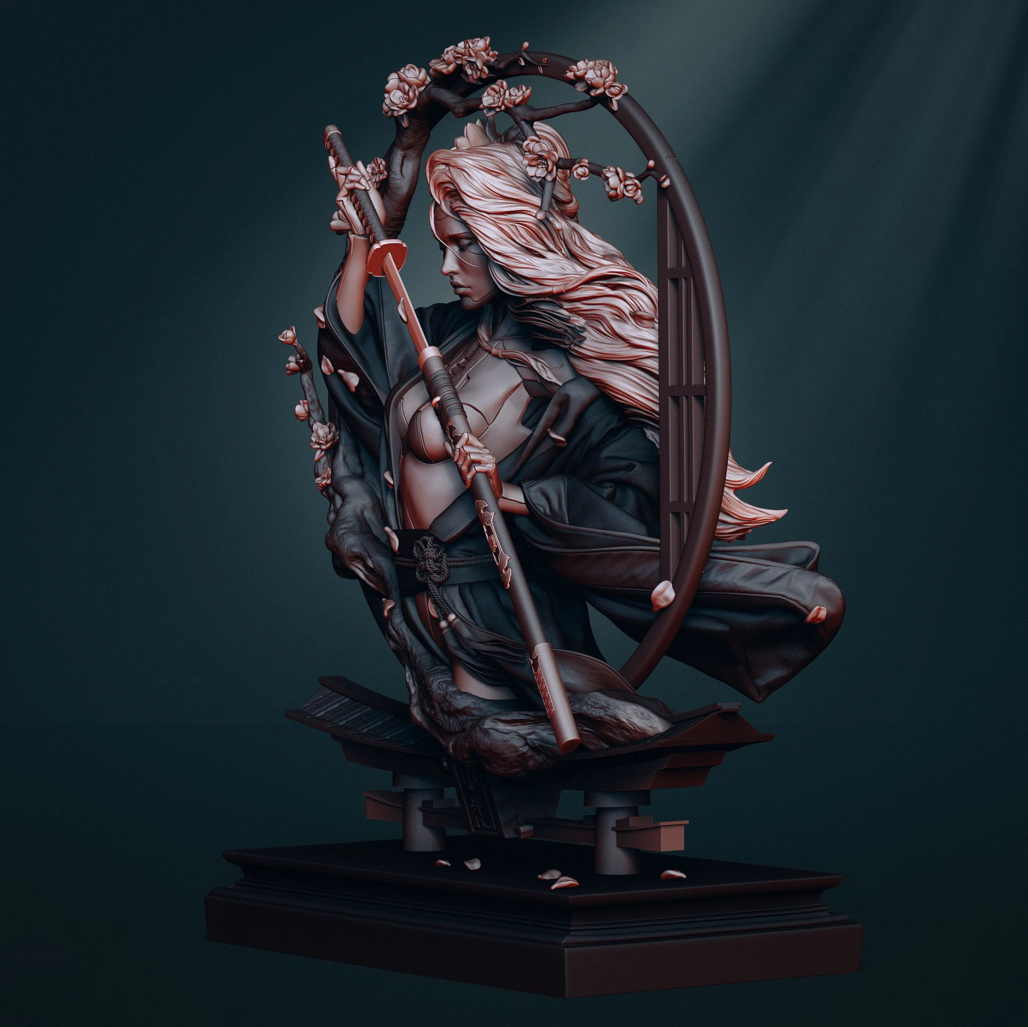 Kit de figurine de portrait demi-longueur en résine 1/11, thème fantastique, GK non assemblé et non peint