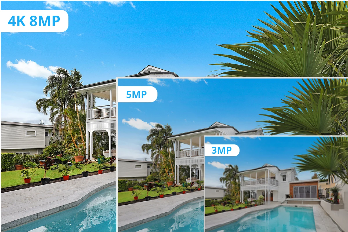 5MP IP-Kamera WLAN Drahtlose Sicherheitskamera mit KI-Menschenerkennung ICSee CCTV Bullet Außenüberwachung Sicherheitsschutz Videokamera – Detail 3
