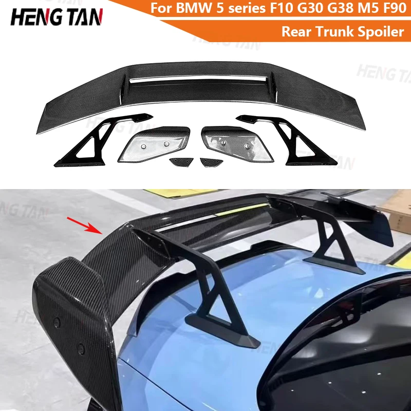 For BMW 5 series F10 G30 G38 M5 F90 Car Rear Trunk Spoiler Rear Wing Tail Wing Parts Body kit Car Accessories