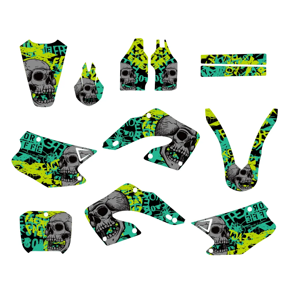 

Complete Decal Set for Honda CR125 & CR250 (2000–2001) | Full Body Graphics Kit Stickers for Off-Road Dirt Bike