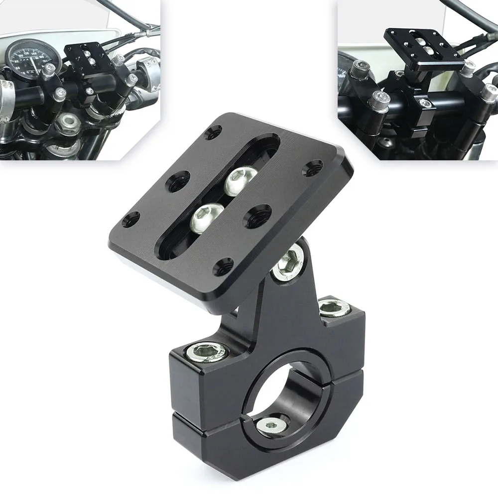 Handlebar Clamp GPS Mount Navigation Bracket For Suzuki SFV650 Gladius SV1000 Bandit GSF600 GSX 750S V-Strom 250 GN125 SV 1000