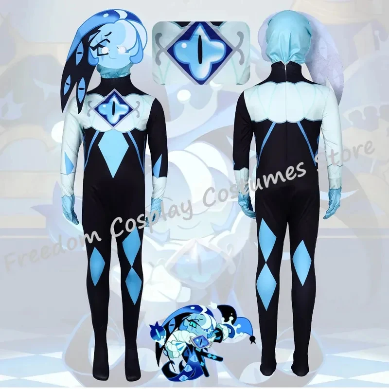 w;3'c\6,b'Sombra Milk Cosplay Cookie Run: Kingdom Costume Pure Mystical Vanilla Sugar Halloween Biscuit Adult Children C7;m/8\f; - view 4