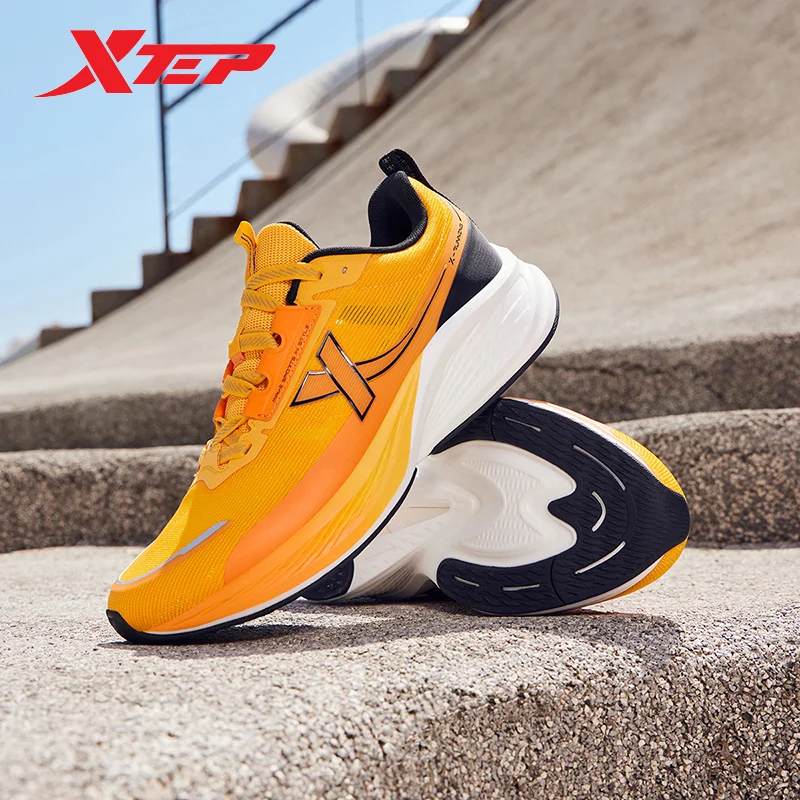 Xtep Five Minutes Speed ET Running Shoes For Men 2024 Autumn Comfortable Sports Shoes Cushion Breathable Sneakers 876319110076