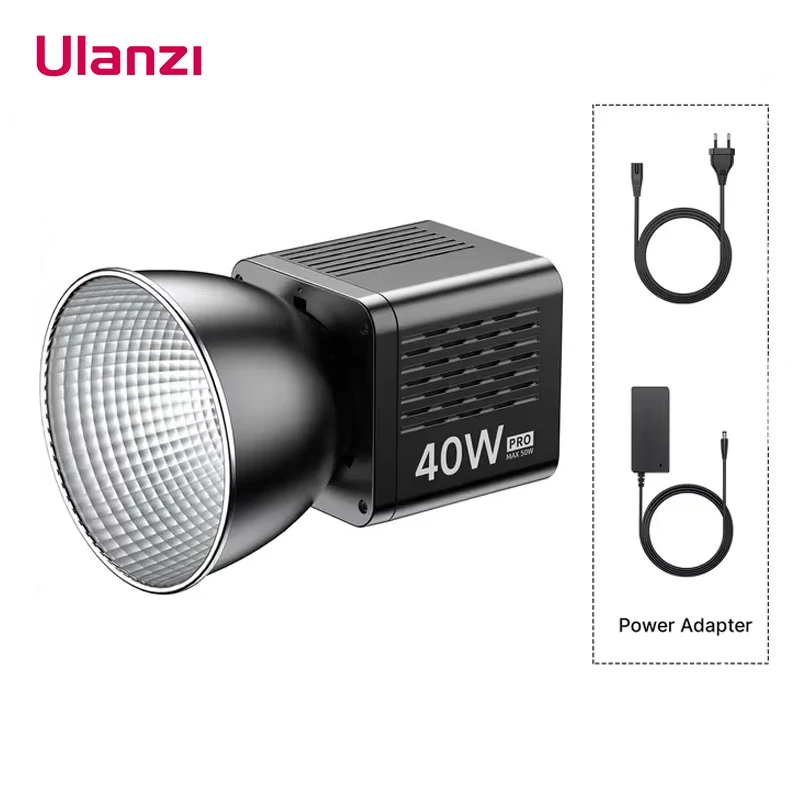 Ulanzi LT028 40W COB Video Light 3400mAh CRI95+ 2500K-6500K Bi-Color LED Video Ligh Professional Studio Light for Camera Video