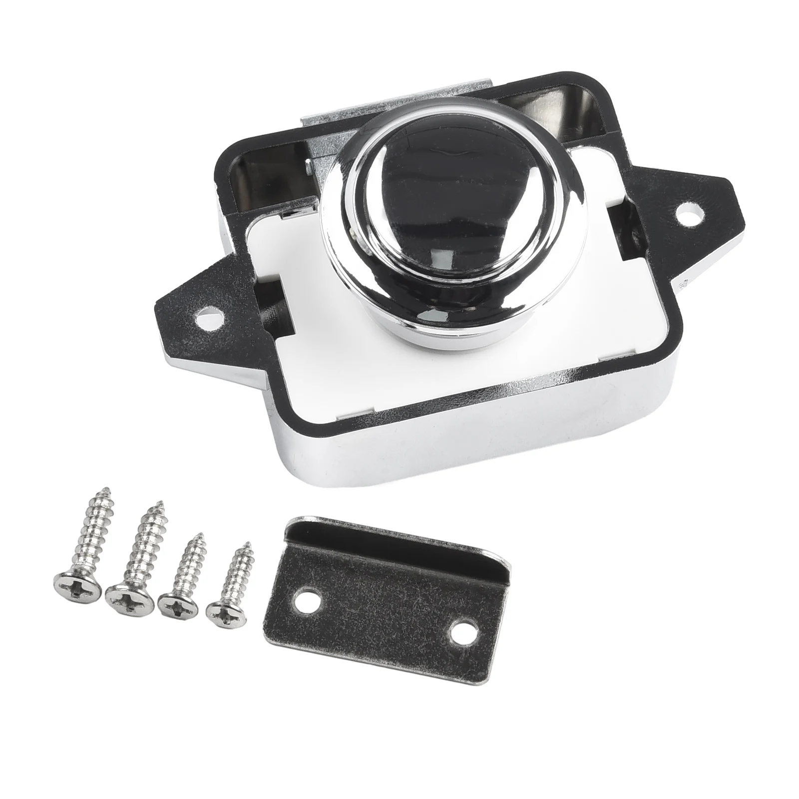 Bevestiging Hoge kwaliteit Praktische knop Catch Lock-knop Jachtknop Kast Kastbeslag L-vormige plaat
