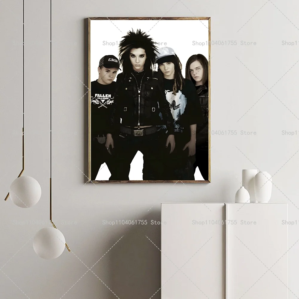 ملصق فندق توكيو من معدن روك باند ، فن ذاتي اللصق ، مقاوم للماء ، ملصق ورقي ، قهوة ، منزل ، بار ، غرفة ، ديكور جداري #5