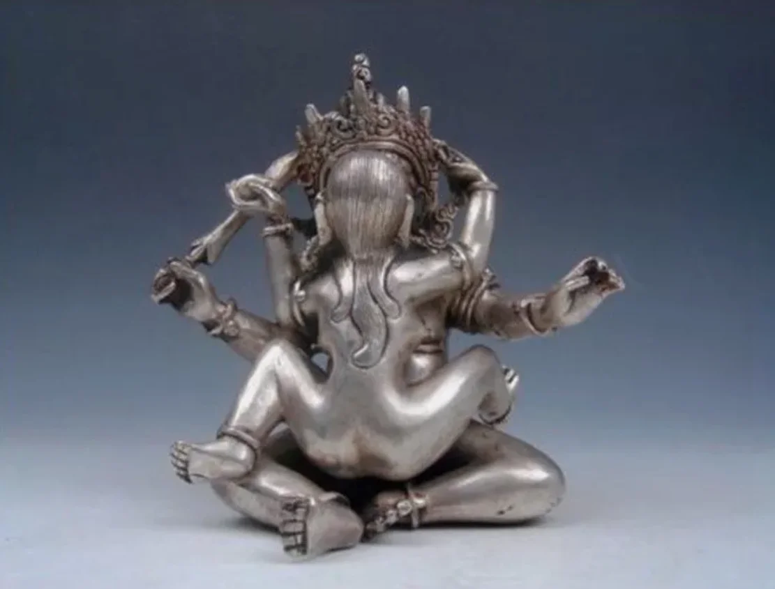 Concubine Tara Yab-Yum Buddha happiness angel Vajra woman Mandkesvara Statue