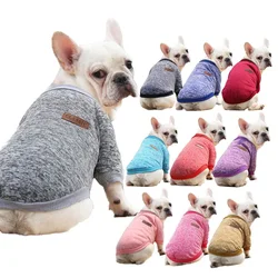 Puppy Clothes Cat Pets Clothes Autumn Winter Warm Cotton Clothing Small and Medium-sized Dog Supplies for French Bulldog Maltese