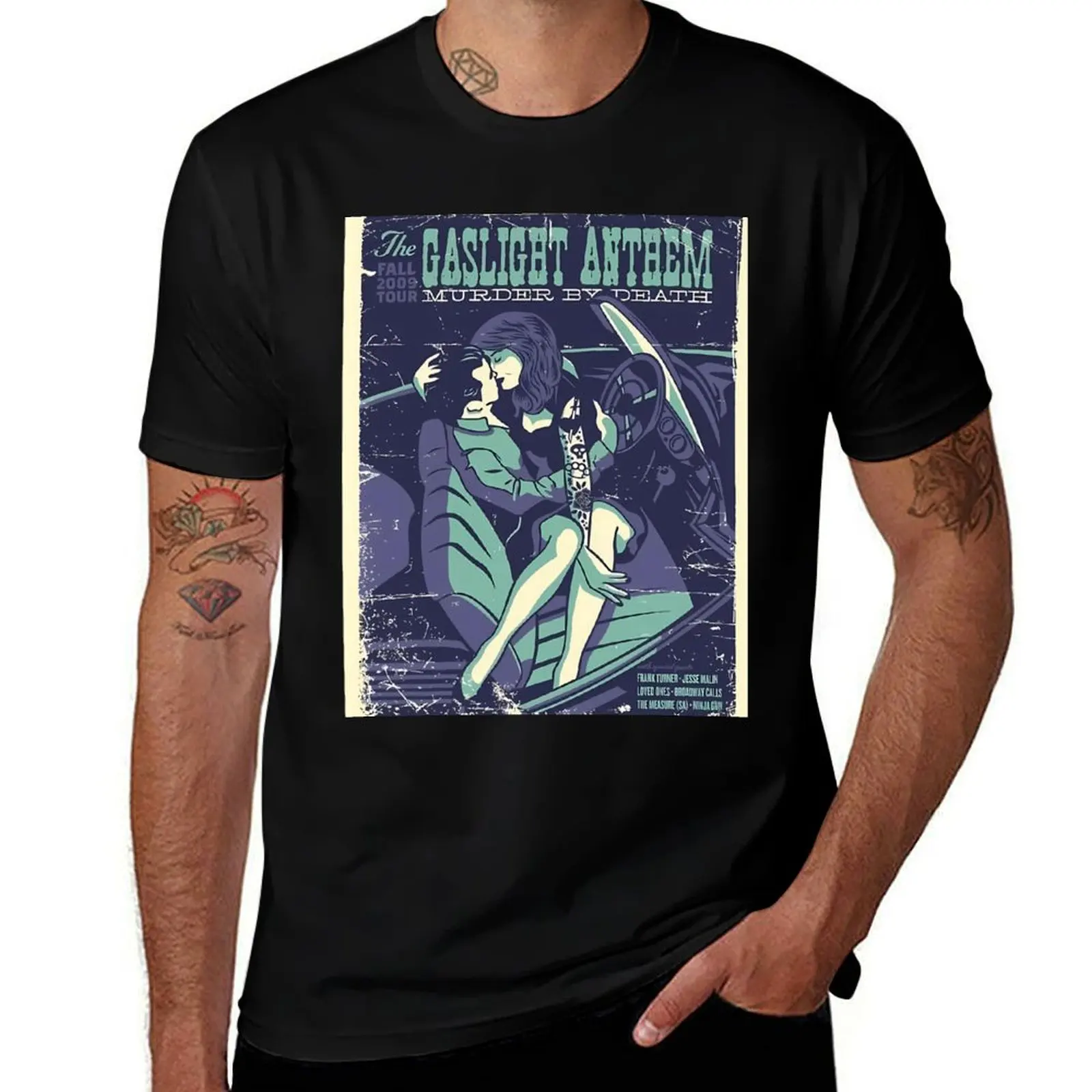 The Gaslight Anthem Their Seats T-Shirt Outdoor Sports Lightweight Tee T-Shirt