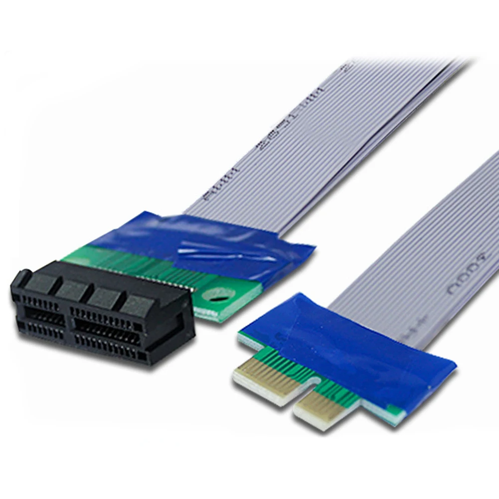 Kabel przedłużający PCIe 1X do 1X o długości 15 cm, elastyczny kabel rozszerzający PCIe PCI Express do karty graficznej