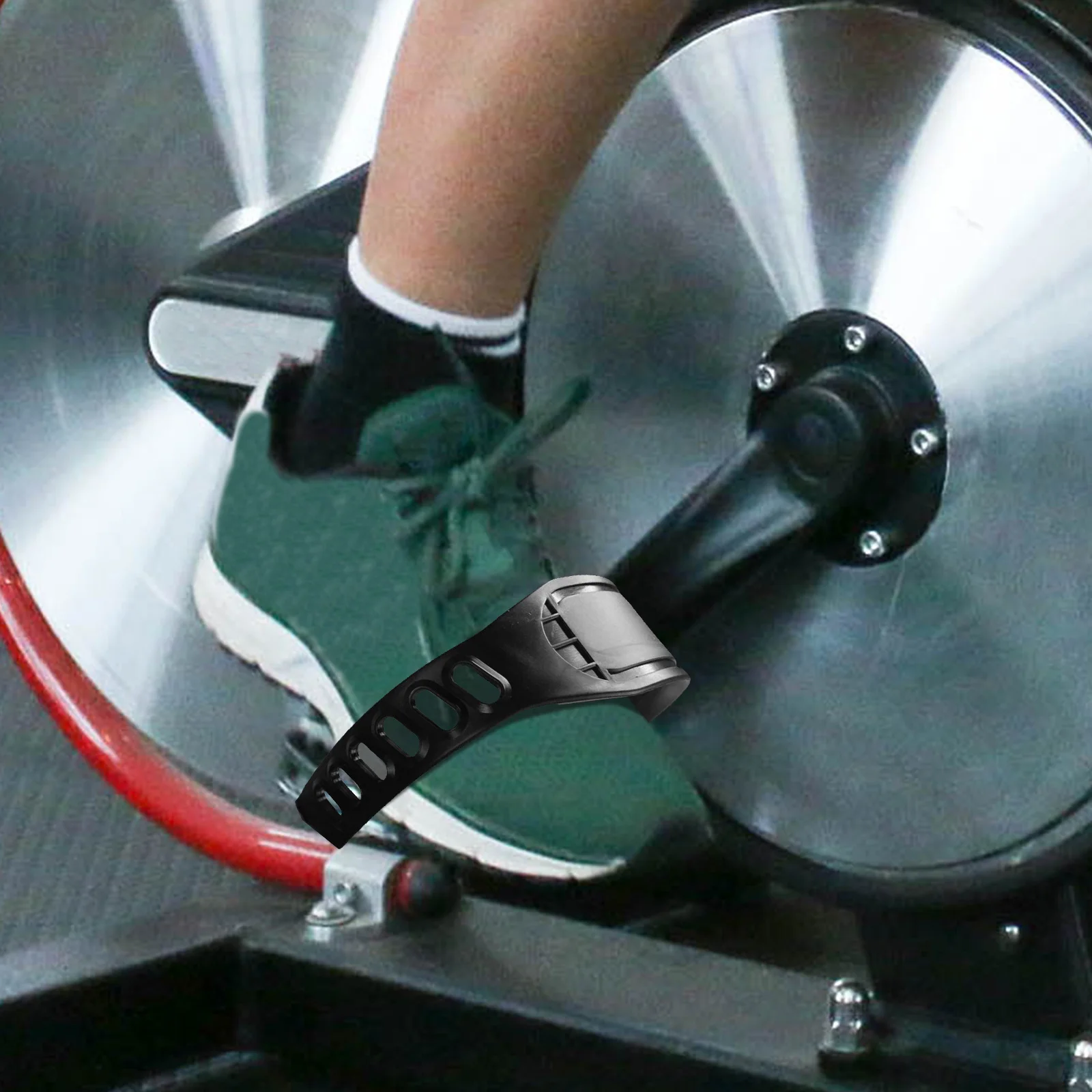 

1 Pair Adjustable Cycling Pedal Straps Wider Thicker Design For Exercise Bike Universal Footrest Straps Gym Fitness