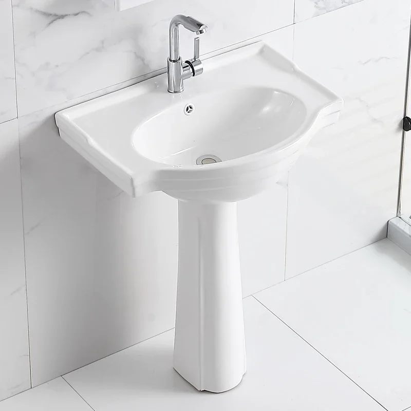 

Column basin wash balcony single floor-to-ceiling washbasin integrated