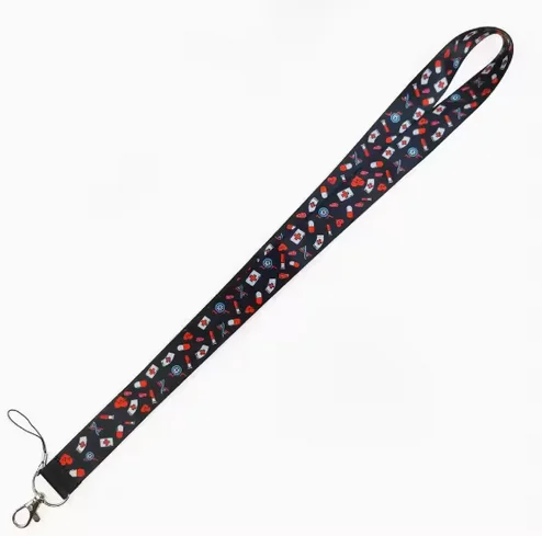 New 1 pcs Nurse Lanyards Keys Neck Strap For Card Badge Key Chain Lanyard Key Holder DIY Hang Rope Keyrings