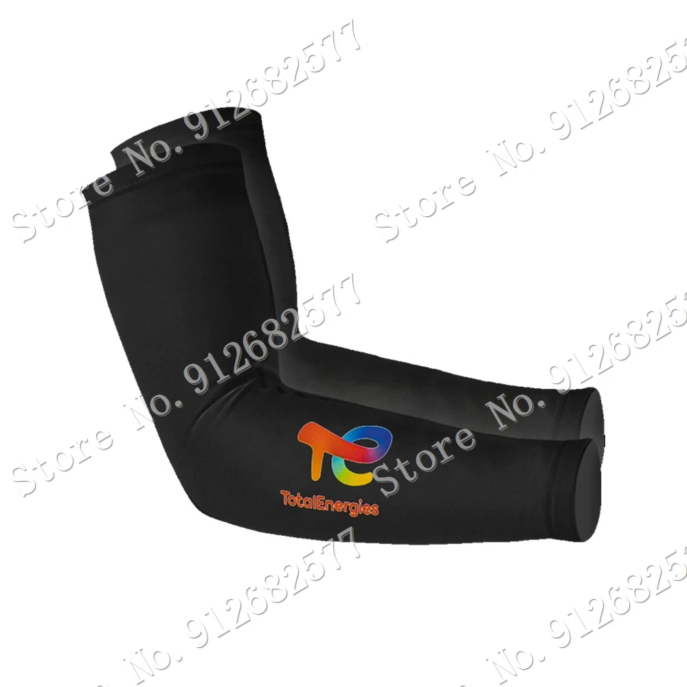 Total Energies Team 2025 Leg Warmers UV Protection Slovakia Cycling Arm Warmer Road Bike Leg Sleeve MTB