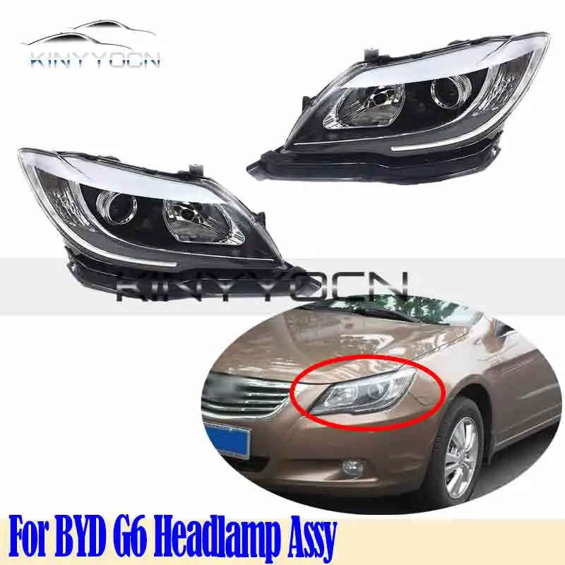 

For BYD G6 2011 12 13 14 Head Light Head Lamp Headlight Headlamp Front Light Assembly Assy