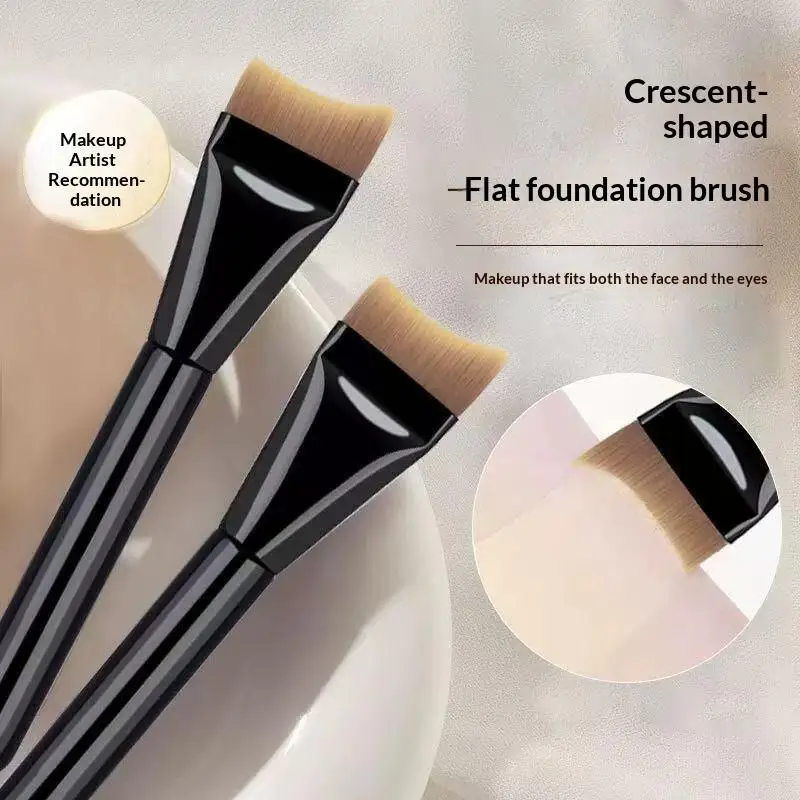 Paleta de Mistura para Maquiagem com Pincel para Base, Paleta de Aço Inoxidável para Misturar Base, Batom e Sombra com Espátula, Conjunto de Maquiagem