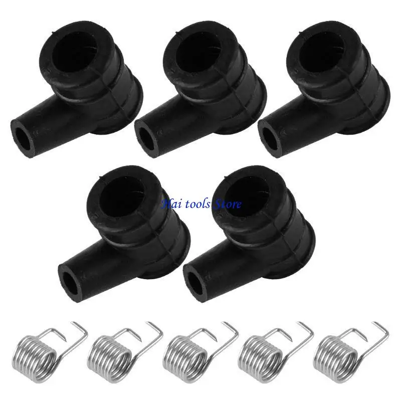 

X37E 5 Ignition Coil & Spring Replacment Fit For 2 Stroke 4500 5200 5800 45CC 52CC 58CC Chainsaw Garden Tool Plastic