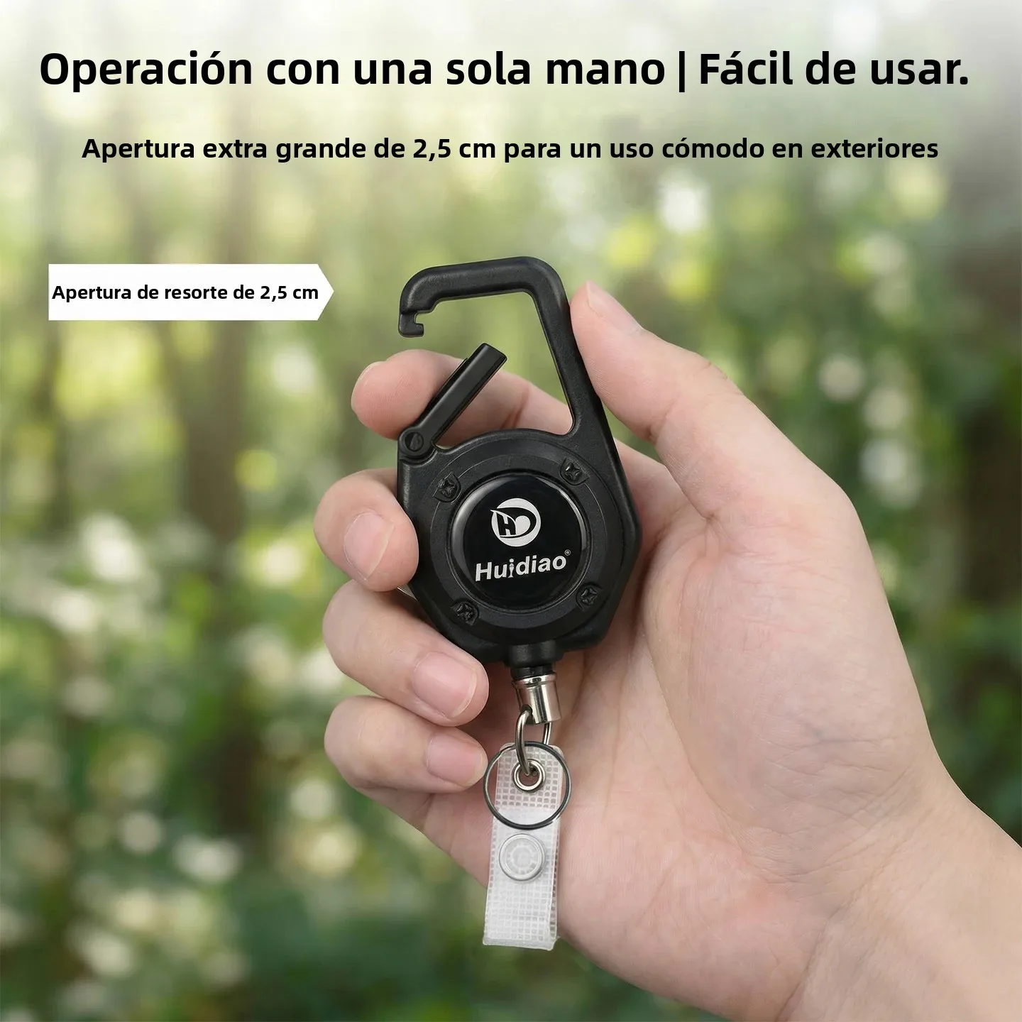 Tijeras de pesca Huidiao – Inox con titanio, cortador PE y pinza - imagen 2