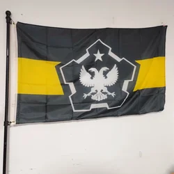 Omsk Flag Siberian Black Alliance Flag Hanging Printing Banner Decor 90x150cm Polyester