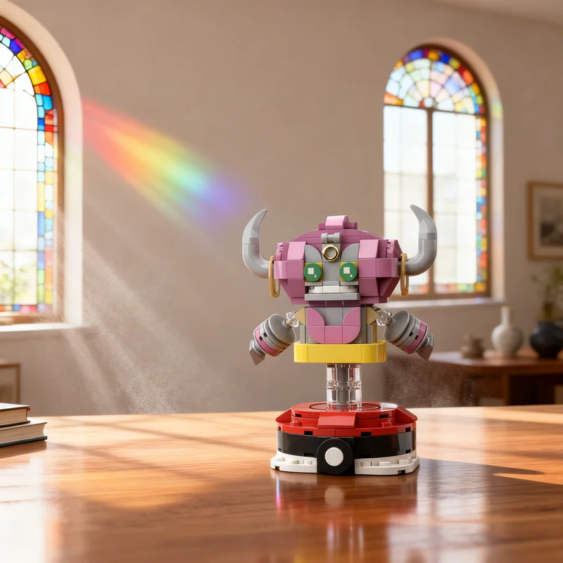 

263pcs MOC Hoopa Confined Brickheadz Model Building Blocks DIY Gift Creative Collectible Display Decor Premium Adult Kids Desk