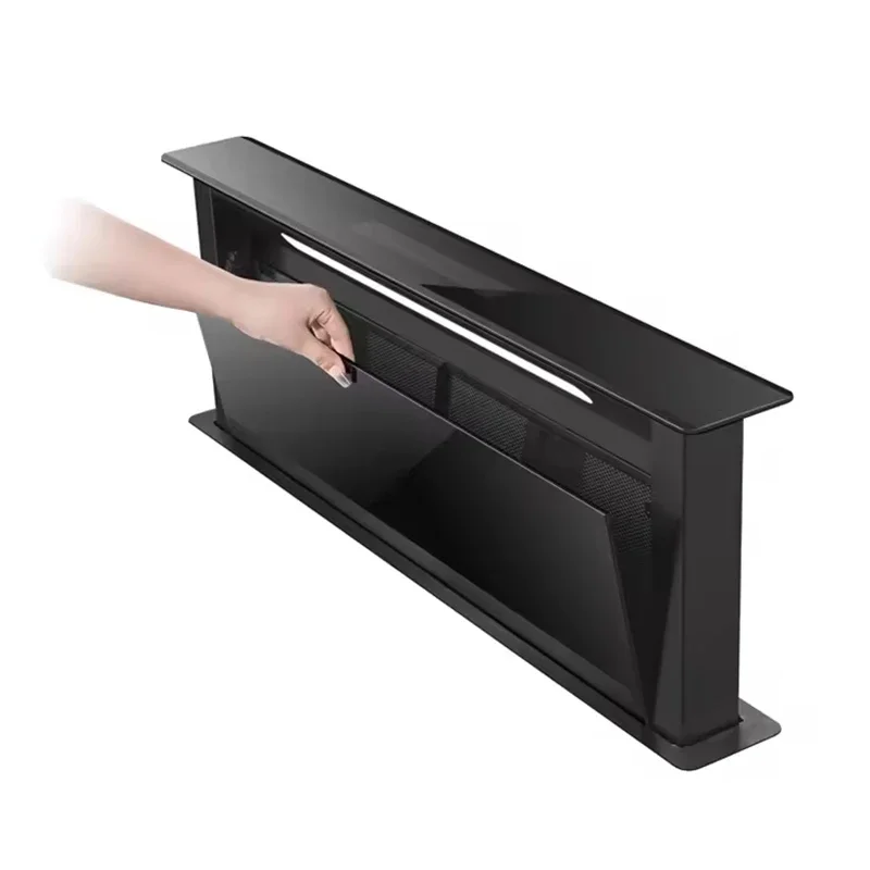 Home Appliance Kitchen Large Suction Automatic Lifting System Built -in Cooker Hood