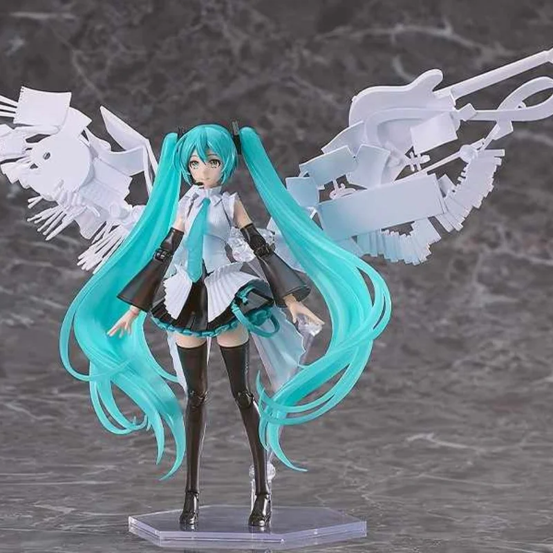 Cotton Miku V Family Hatsune Miku Kirigami 16th Anniversary Miku Model Figures Collectible Dolls Figurines Action Toy Gifts