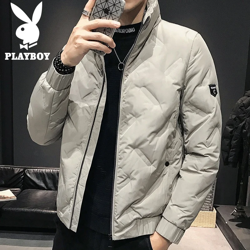 

Men's Winter Lightweight Thickened Short down Jacket Stylish Cold-resistant Clothing Outerwear Polyester Fiber