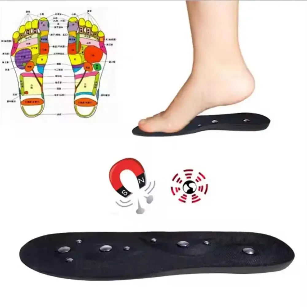 Magnetic Acupressure Insoles Comfort Akusoli Insole Foot Massage Magnetic Insoles fo Running Sport Blood Circulation Pain Relief