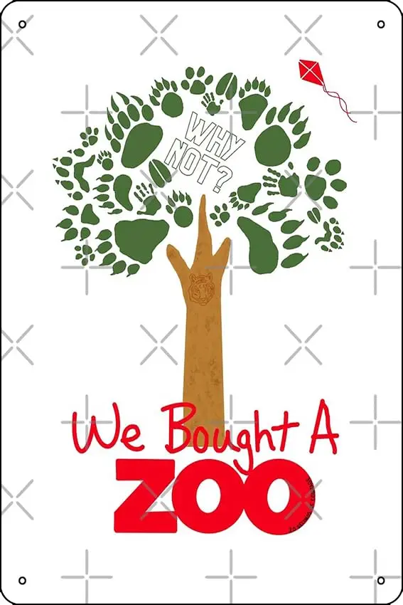 we bought a zoo Poster Metal Tin Sign Plaque Man Cave Wall 8x12 Inch Wall Art Decoration