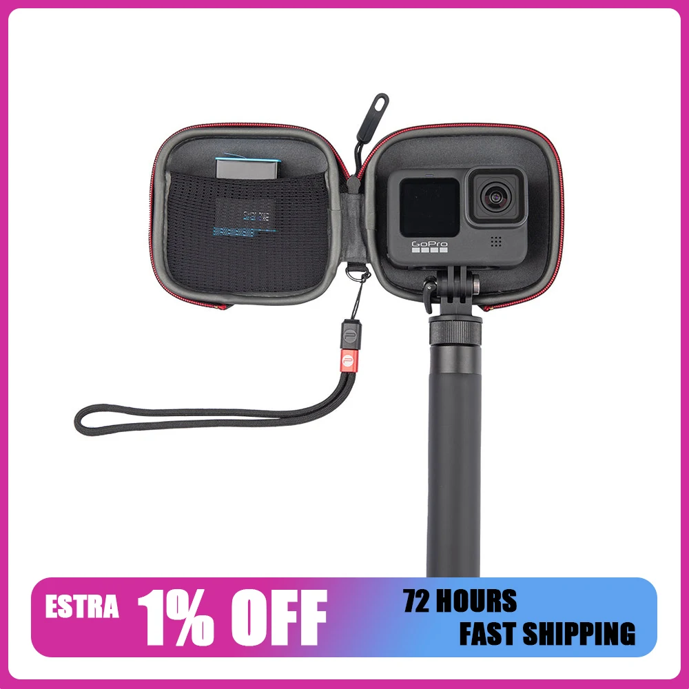 PGYTECH Action Camera Hard-Shell Protective Case P-GM-127 Portable Shockproof Storage Bag for Action Camera Accessories