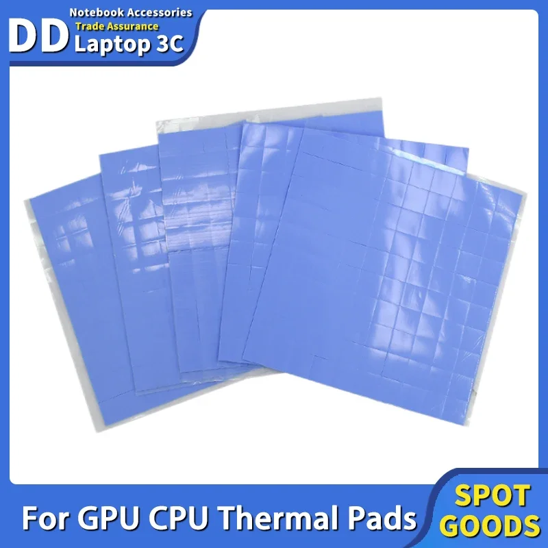 

High Quality 6.0W/mK Thermal Pads 100mm*100mm CPU Cooler Cooling Conductive Fan Heatsink Silicone Pad Thermal Pad
