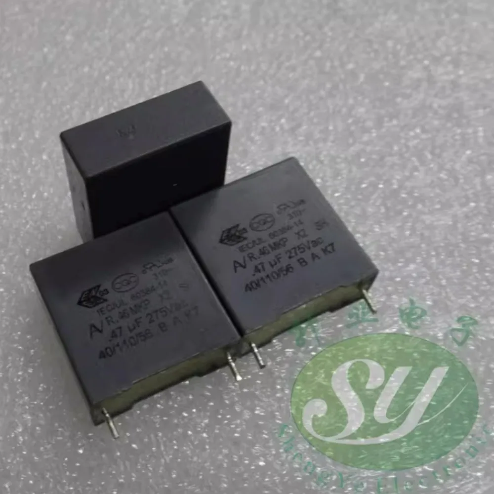 10pcs/lot AV R46 0.47uf 275VAC 470nf u47 474 M Brand New 15mm Film Capacitor (Height: 18mm) R46KI34705002M