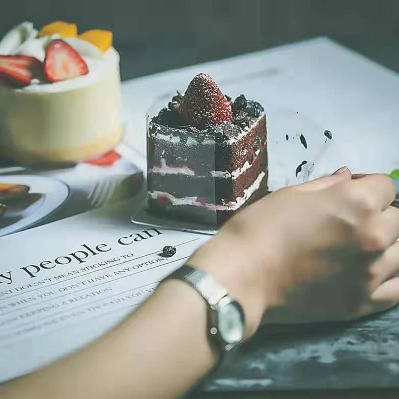 200 Meters DIY Cake Tools Collar Chocolate Mousse Transparent Surrounding Edge Decorating Acetate Sheet Baking Clear Roll