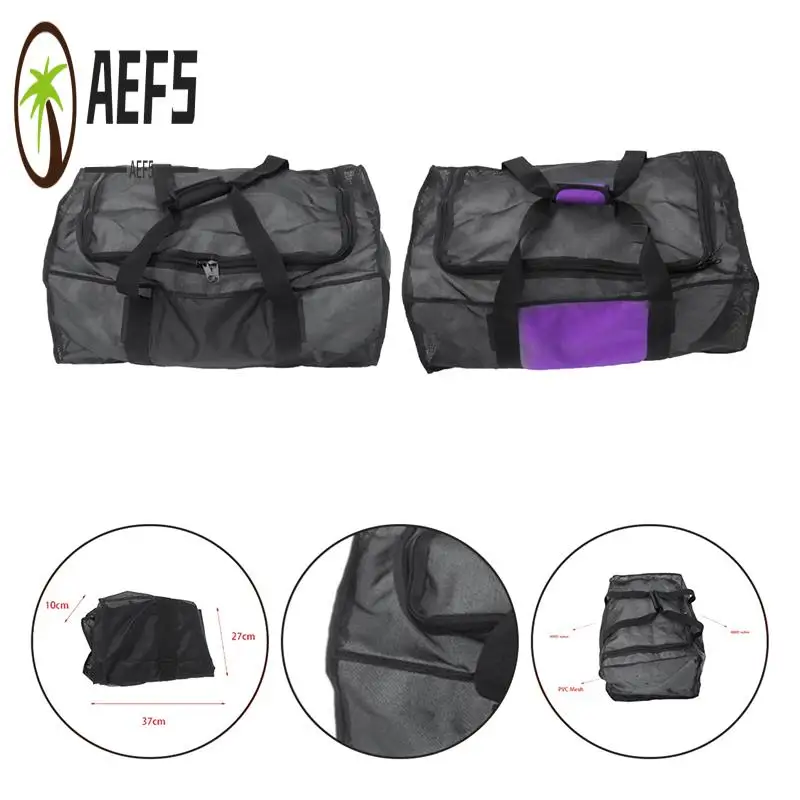 

AEF5-Diving Mesh Bag Diving Back Flying Jacket BCD Lightweight PVC Mesh Bag For Diving Swimming Daily Travel 68X44x28cm